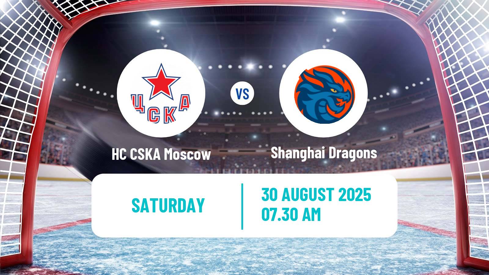 Hockey Club Friendly Ice Hockey HC CSKA Moscow - Shanghai Dragons