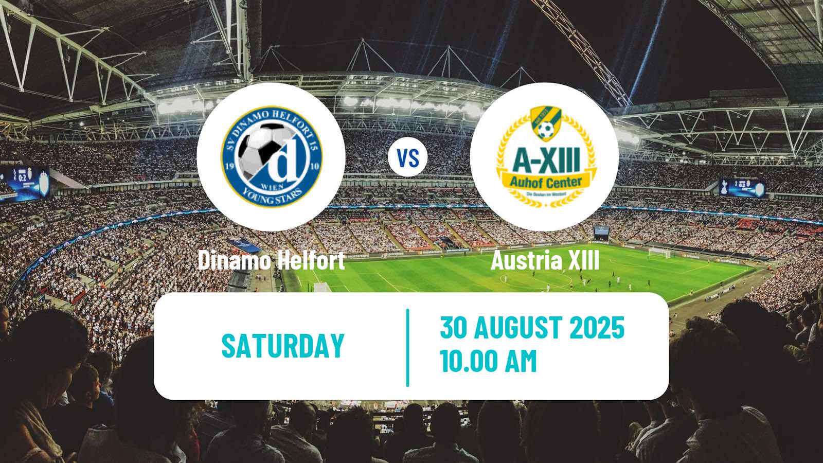 Football Austrian Landesliga Wien Dinamo Helfort - Austria XIII