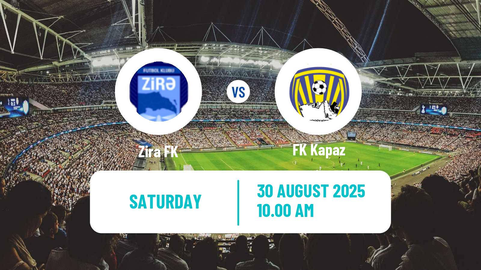 Football Azerbaijan Premier League Zira - Kapaz