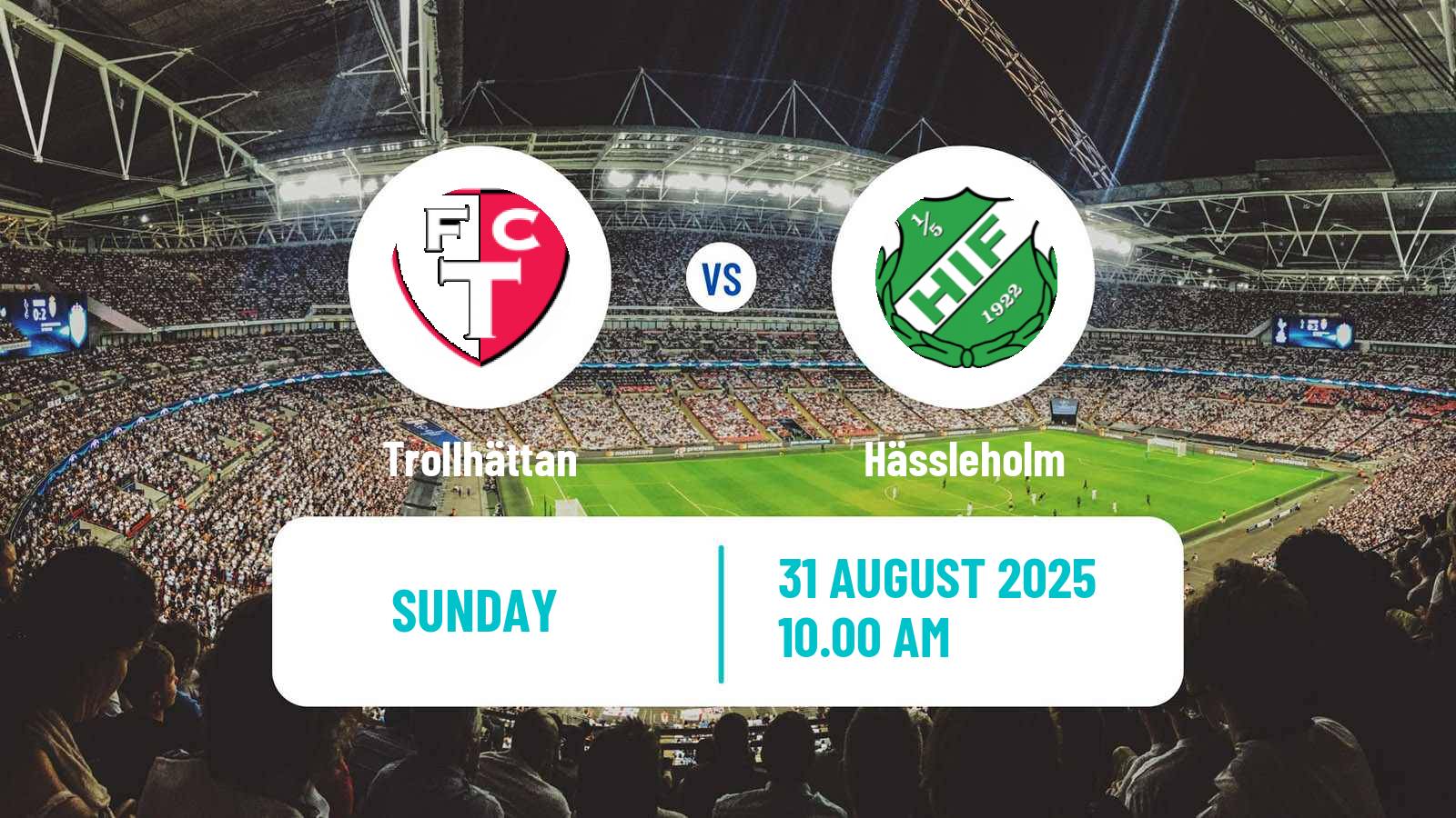 Football Swedish Division 1 Södra Trollhättan - Hässleholm