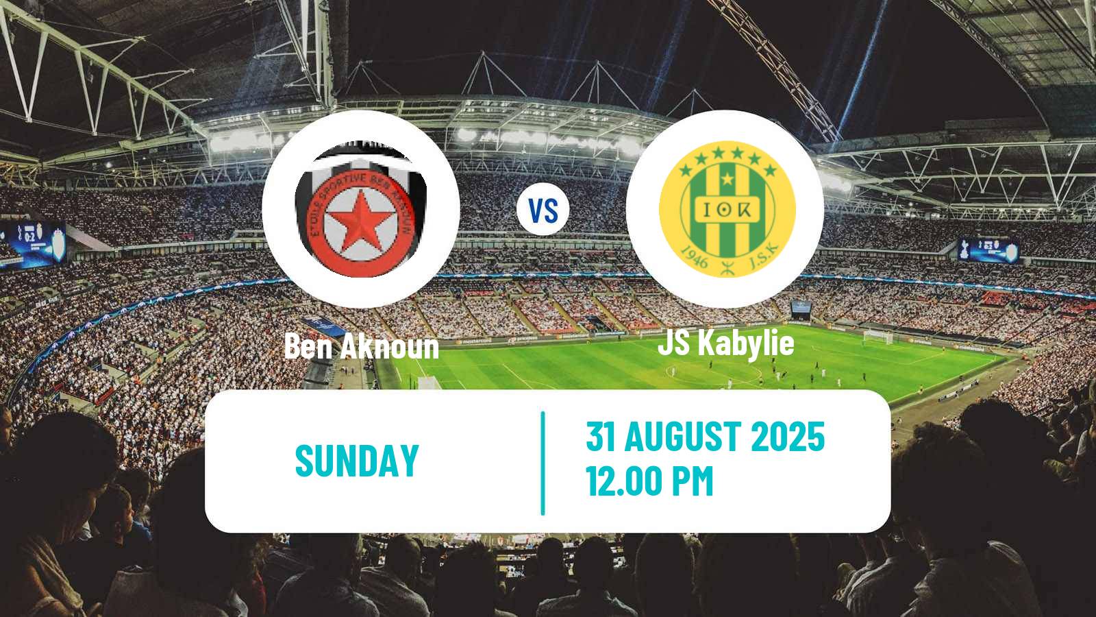 Football Algerian Ligue 1 Ben Aknoun - Kabylie