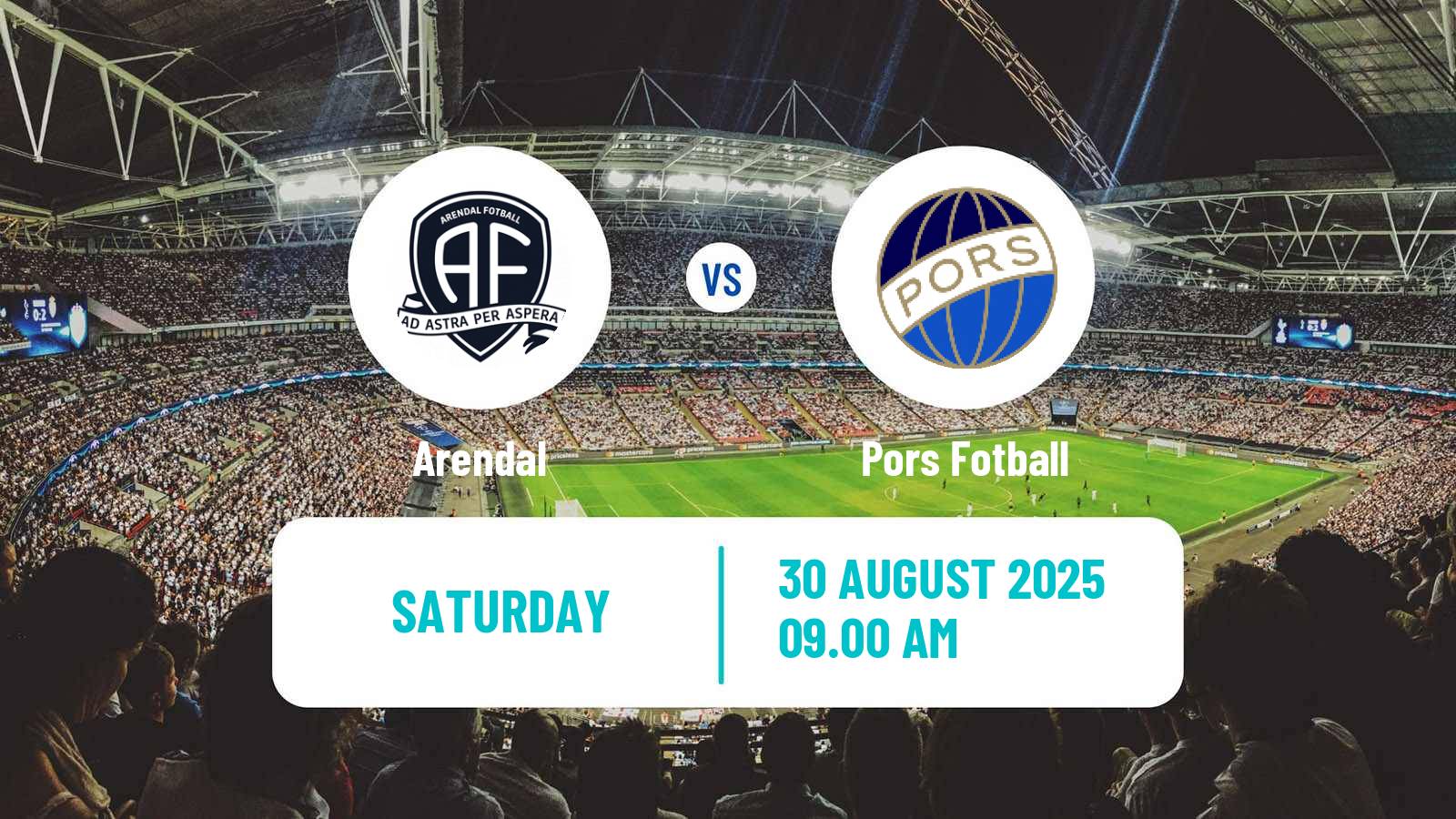 Football Norwegian Division 2 - Group 1 Arendal - Pors