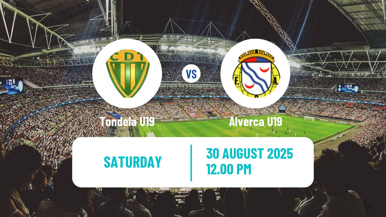 Football Portuguese Campeonato Nacional U19 Tondela U19 - Alverca U19