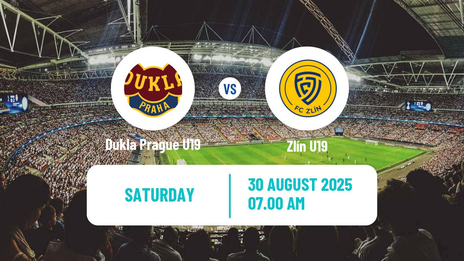Football Czech U19 League Dukla Prague U19 - Zlín U19
