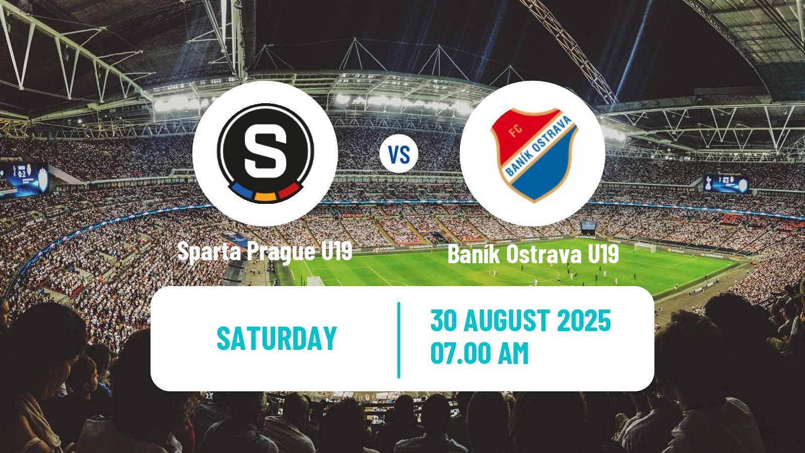 Football Czech U19 League Sparta Prague U19 - Baník Ostrava U19
