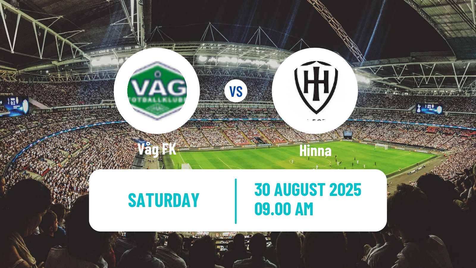 Football Norwegian Division 3 - Group 5 Våg - Hinna