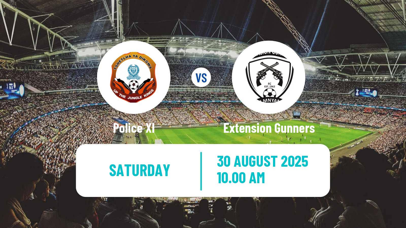 Football Botswana Premier League Police XI - Extension Gunners