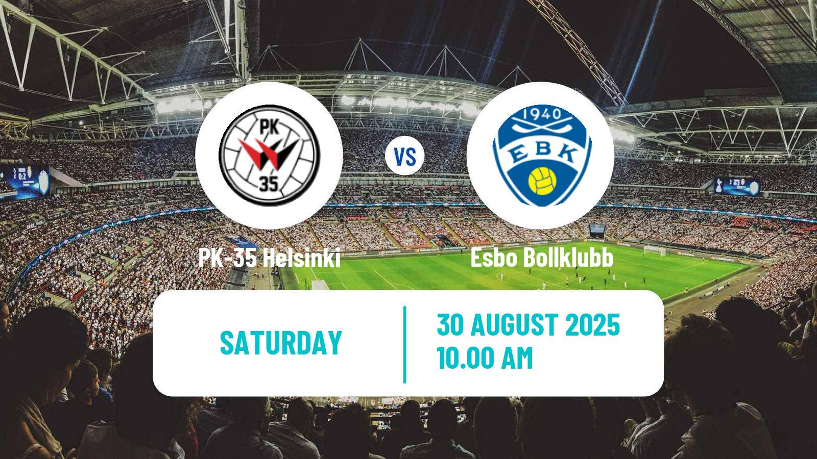 Football Finnish Kansallinen Liiga Women PK-35 Helsinki - Esbo Bollklubb