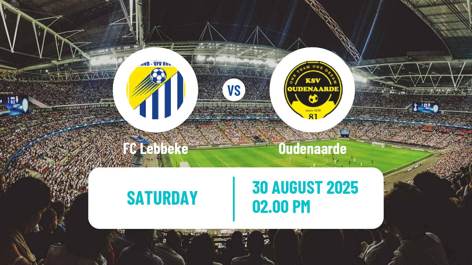 Football Belgian Second Amateur Division Group A Lebbeke - Oudenaarde