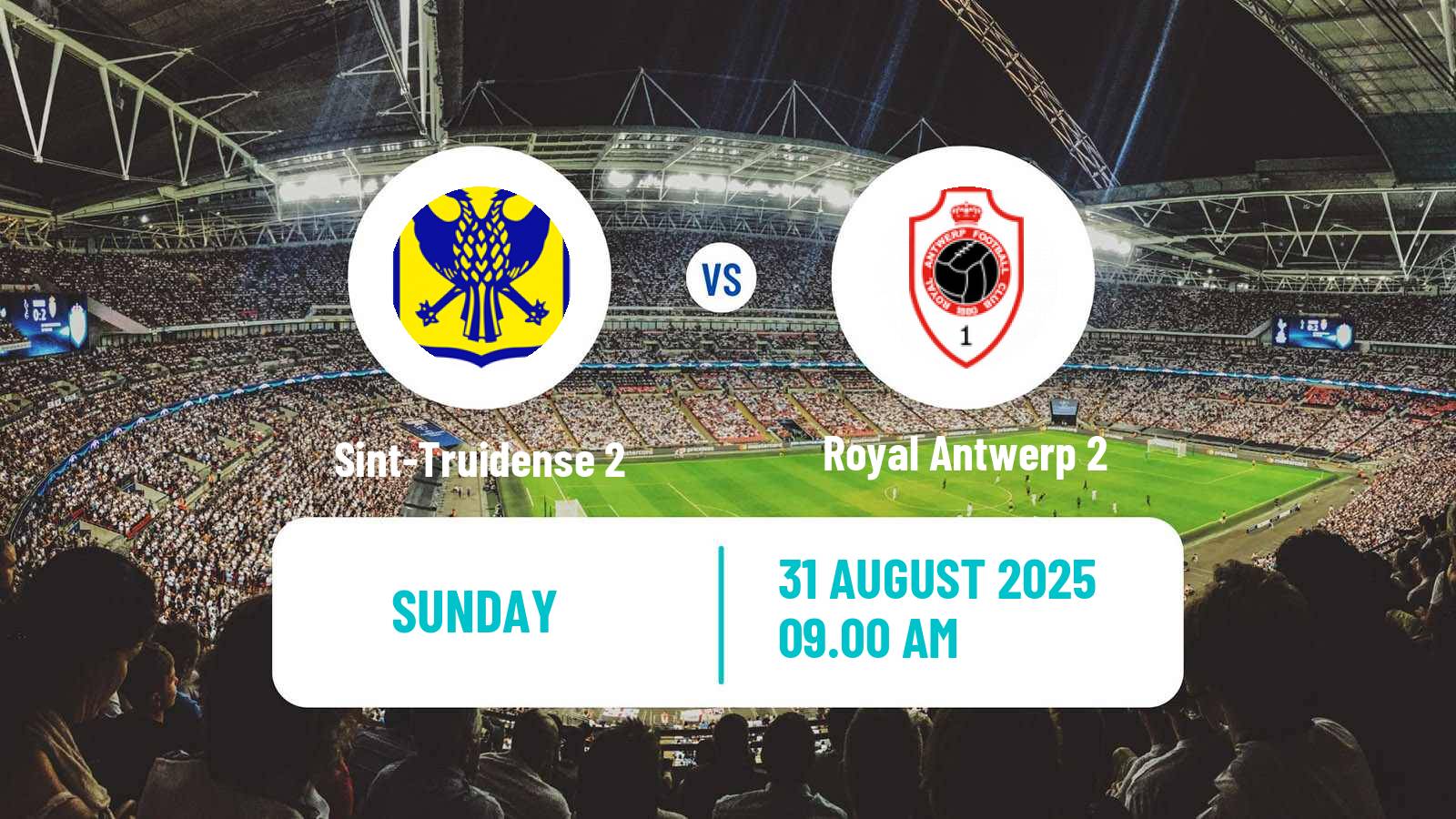 Football Belgian Second Amateur Division Group B Sint-Truidense 2 - Royal Antwerp 2