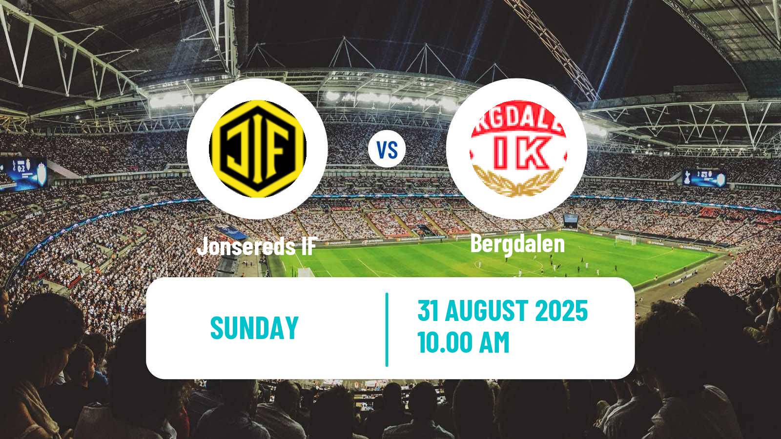 Football Swedish Division 2 - Västra Götaland Jonsereds - Bergdalen
