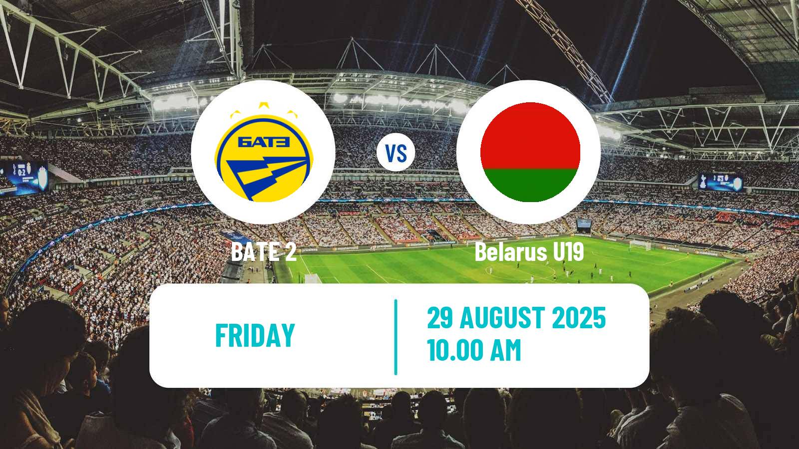 Football Belarusian Pershaya Liga BATE 2 - Belarus U19