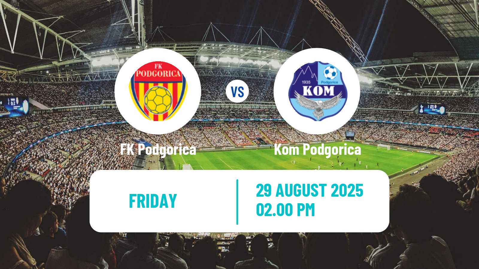 Football Montenegrin Druga Liga Podgorica - Kom Podgorica