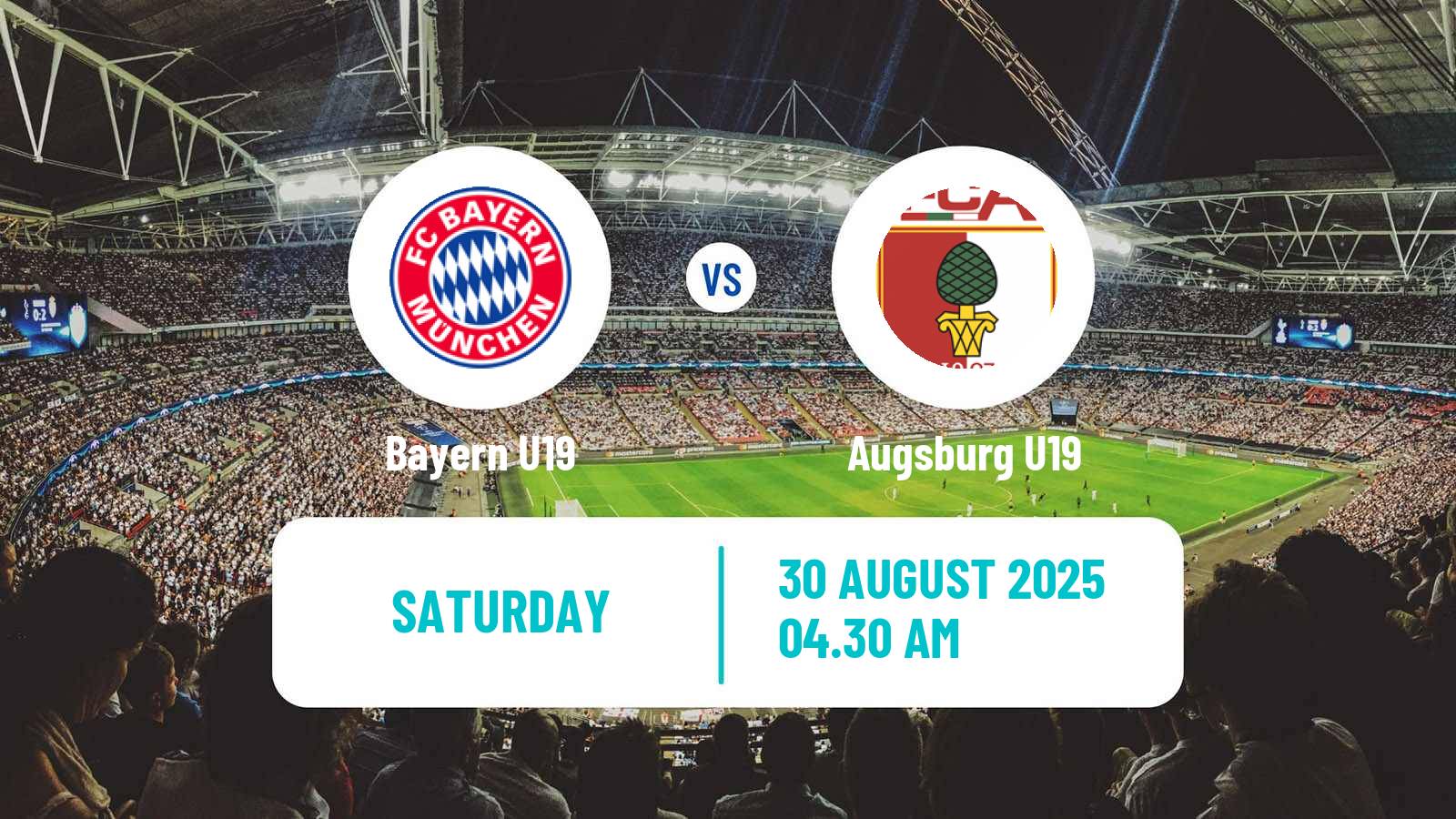 Football German DFB Youth League Bayern U19 - Augsburg U19