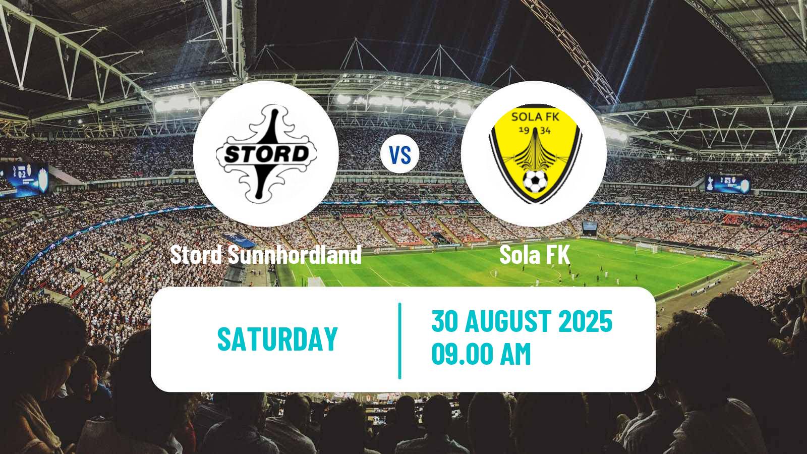 Football Norwegian Division 3 - Group 5 Stord Sunnhordland - Sola