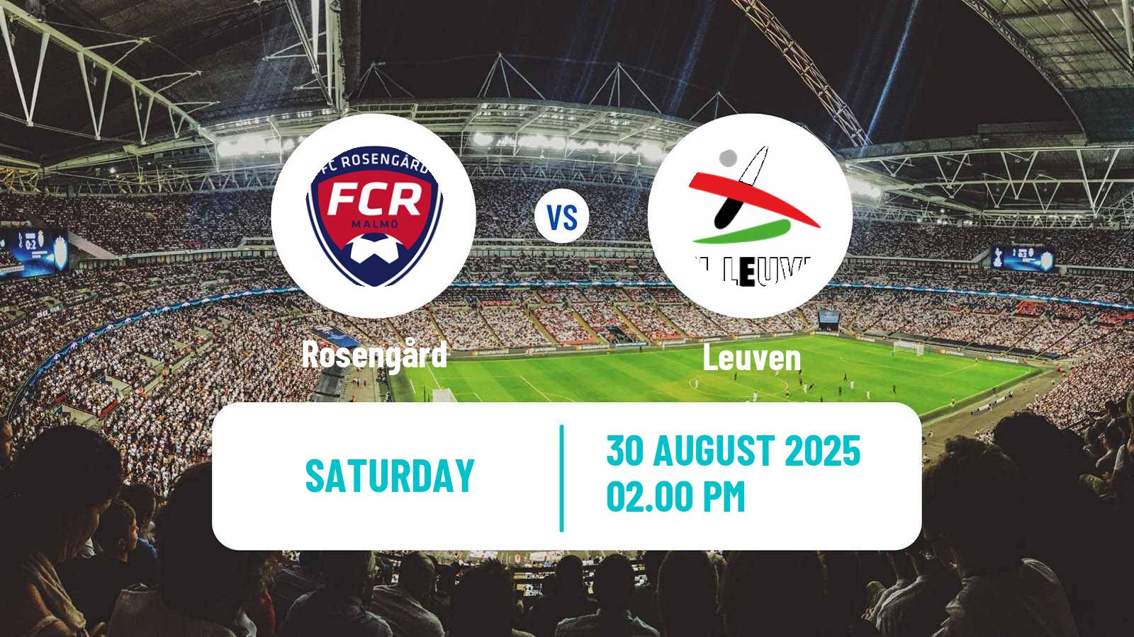 Football UEFA Champions League Women Rosengård - Leuven