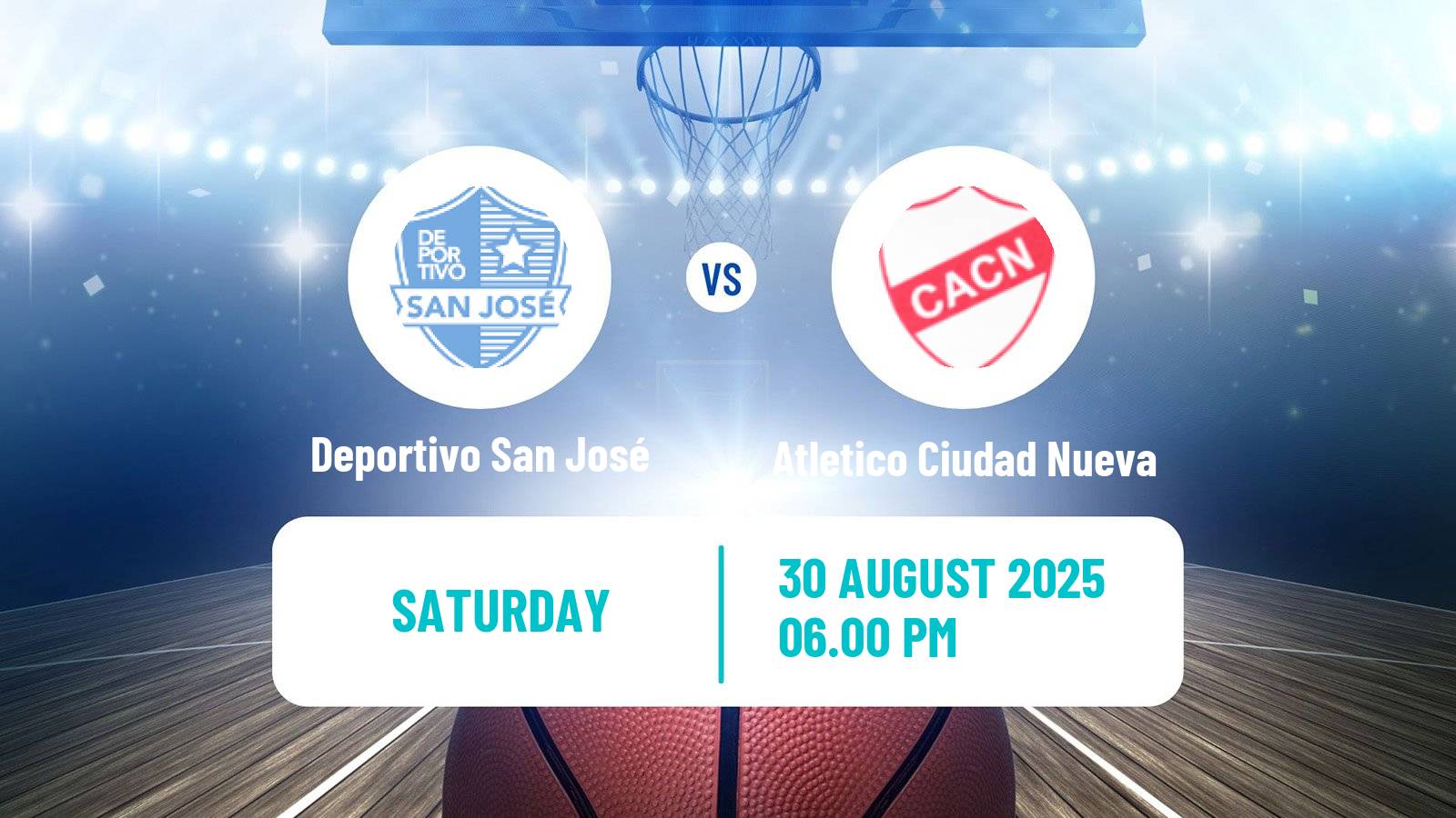 Basketball Paraguayan LNB Basketball Deportivo San José - Atletico Ciudad Nueva
