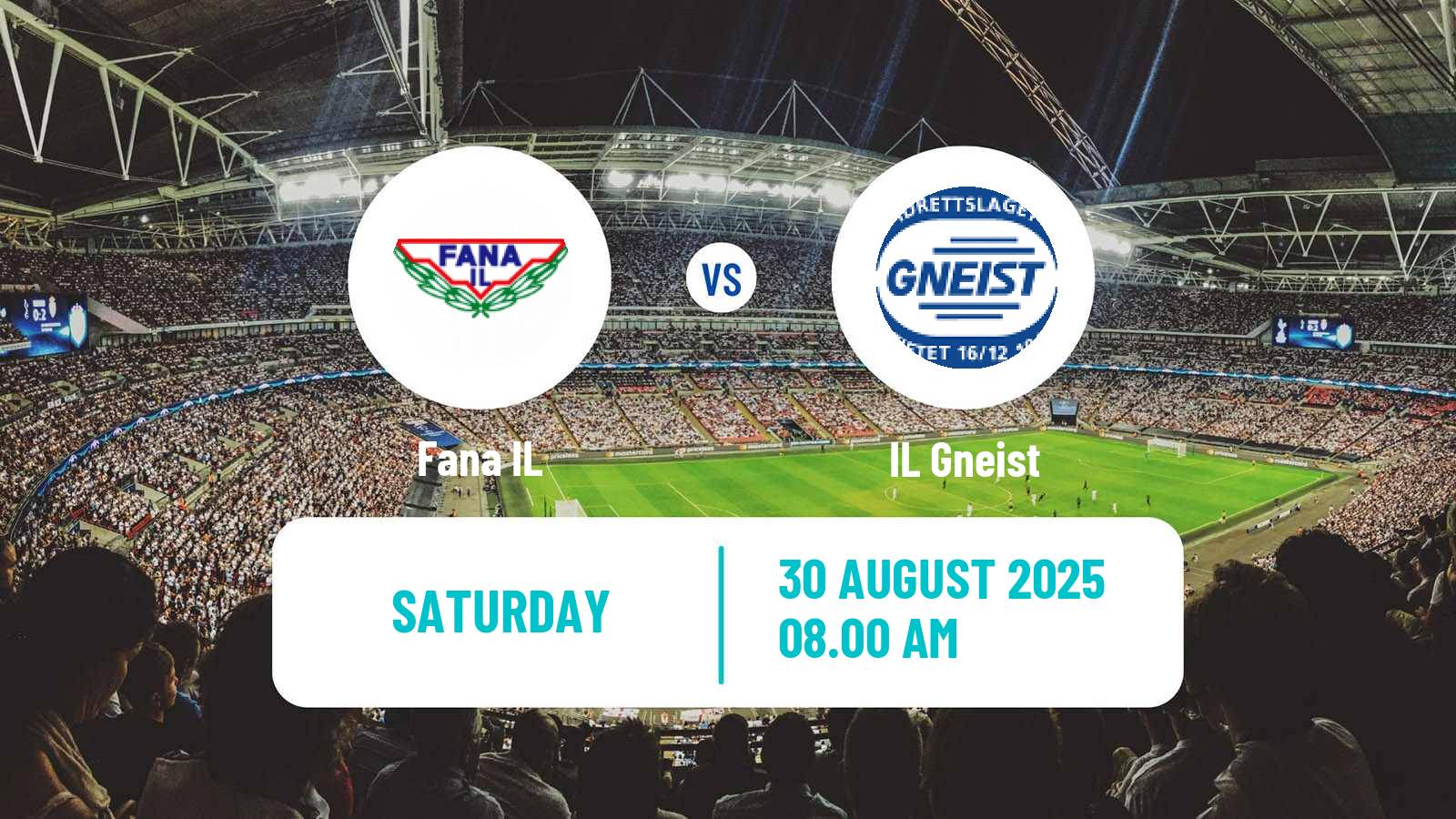 Football Norwegian Division 3 - Group 4 Fana - Gneist