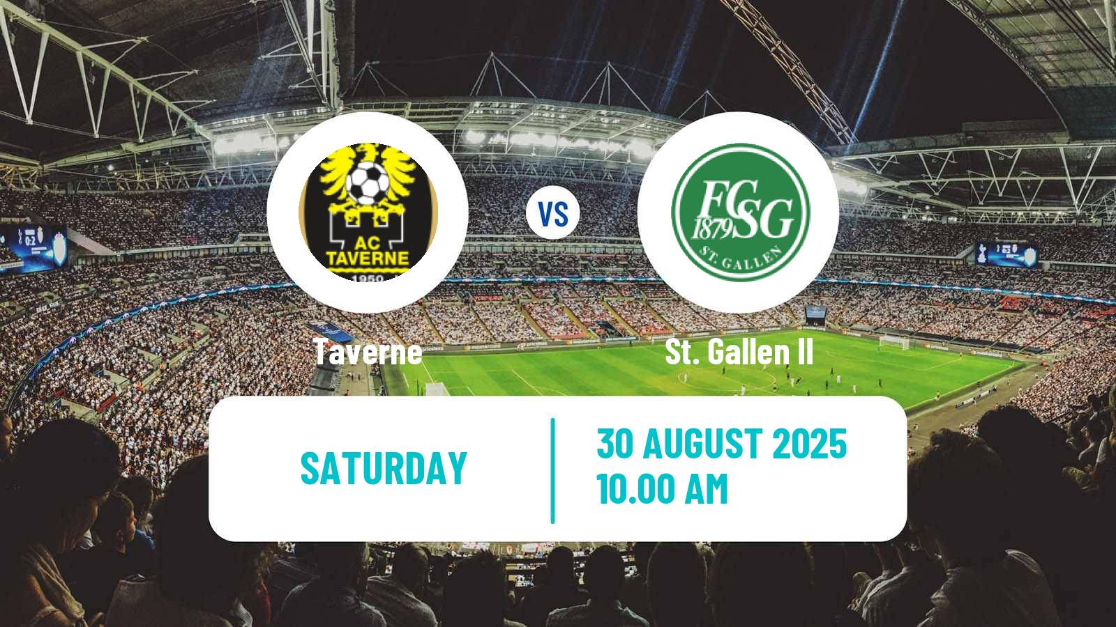 Football Swiss 1 Liga Classic Group 3 Taverne - St. Gallen II