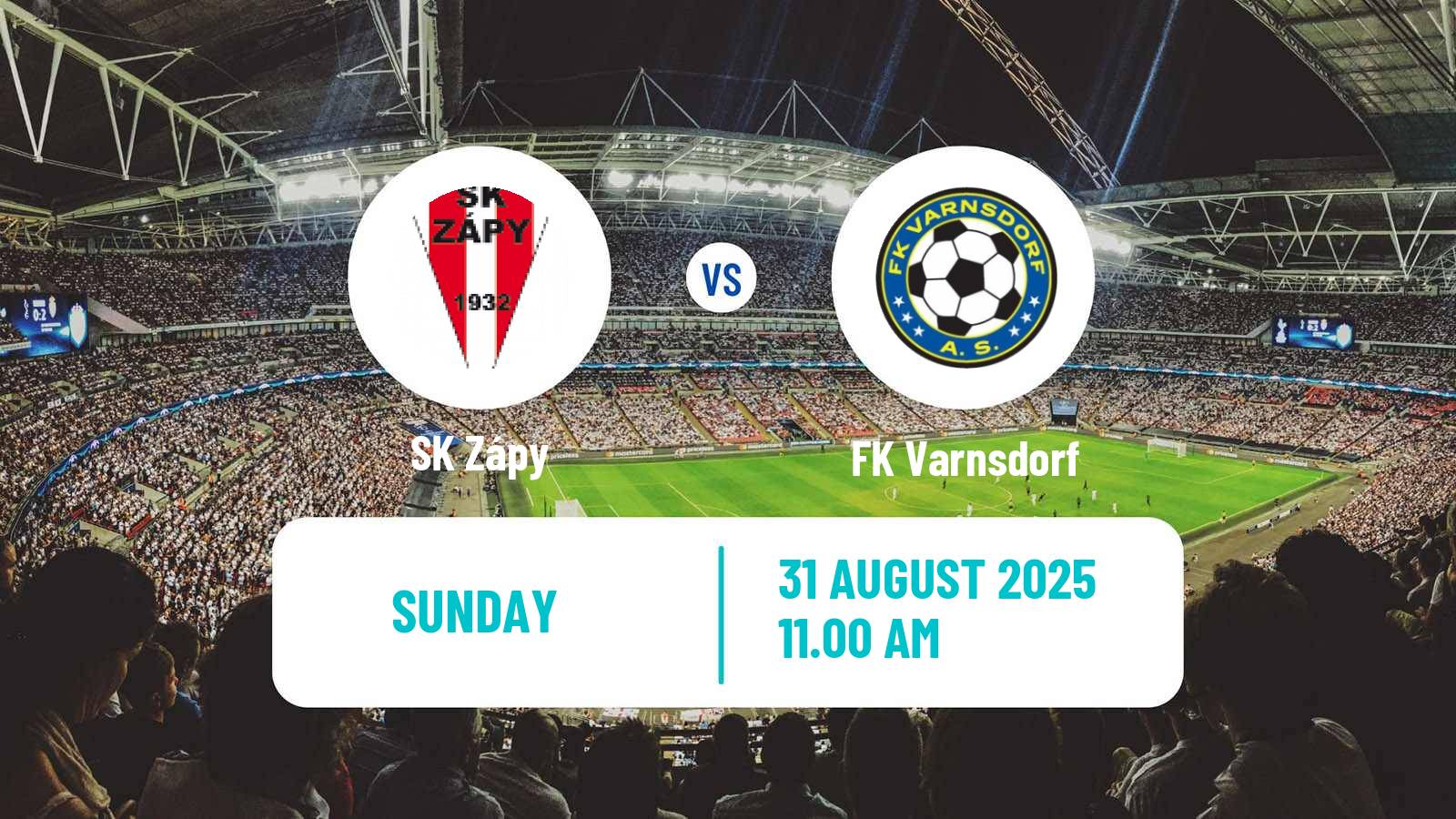 Football Czech CFL Group B Zápy - Varnsdorf