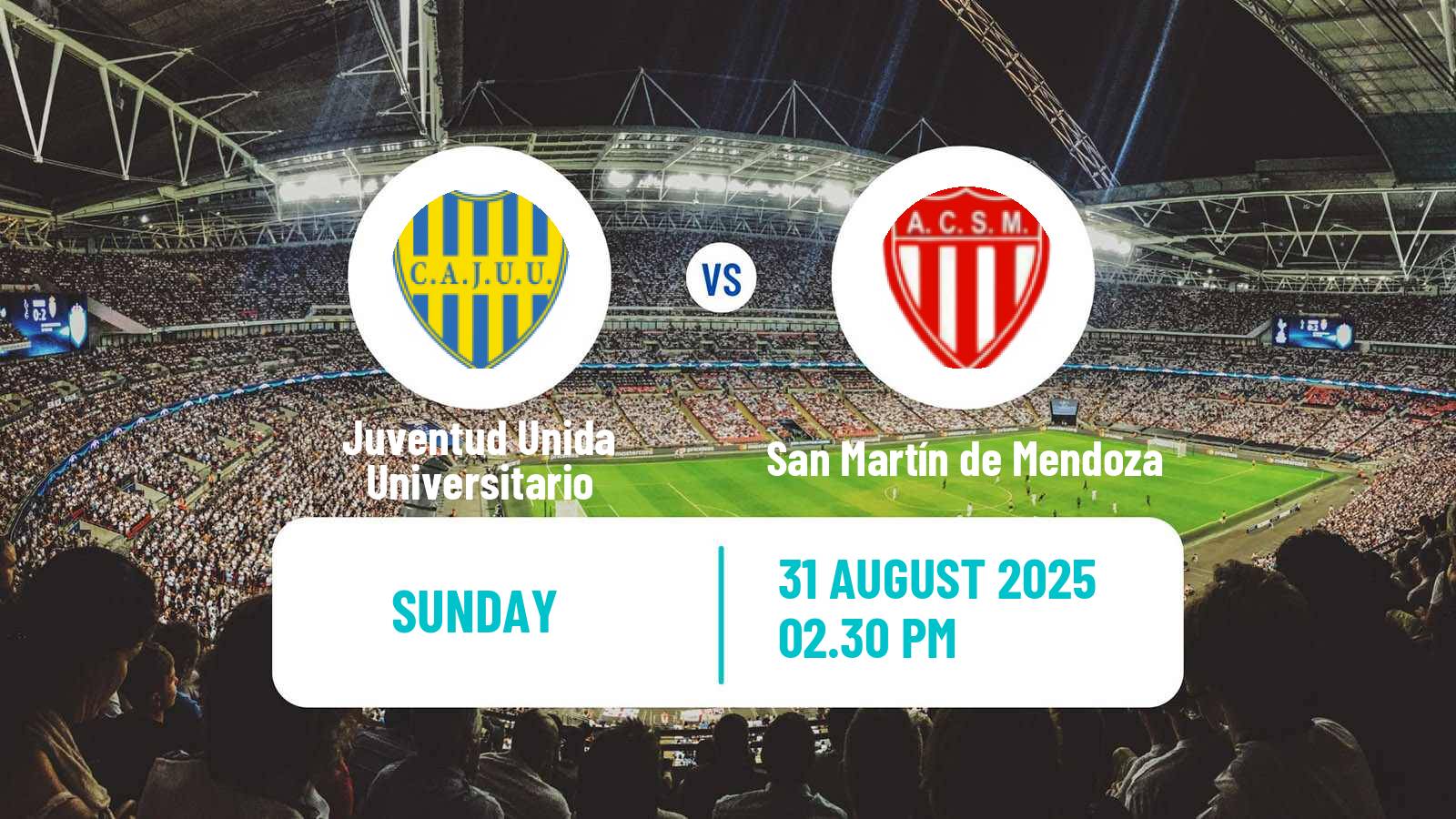 Football Argentinian Torneo Federal Juventud Unida Universitario - San Martín de Mendoza