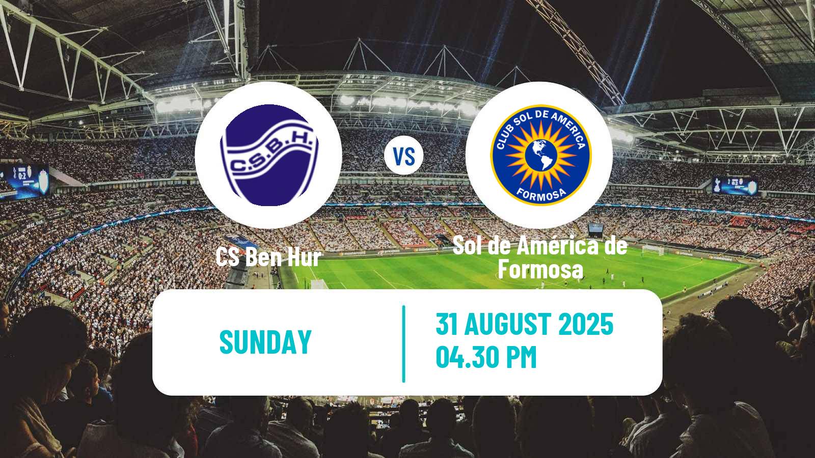 Football Argentinian Torneo Federal Ben Hur - Sol de América de Formosa