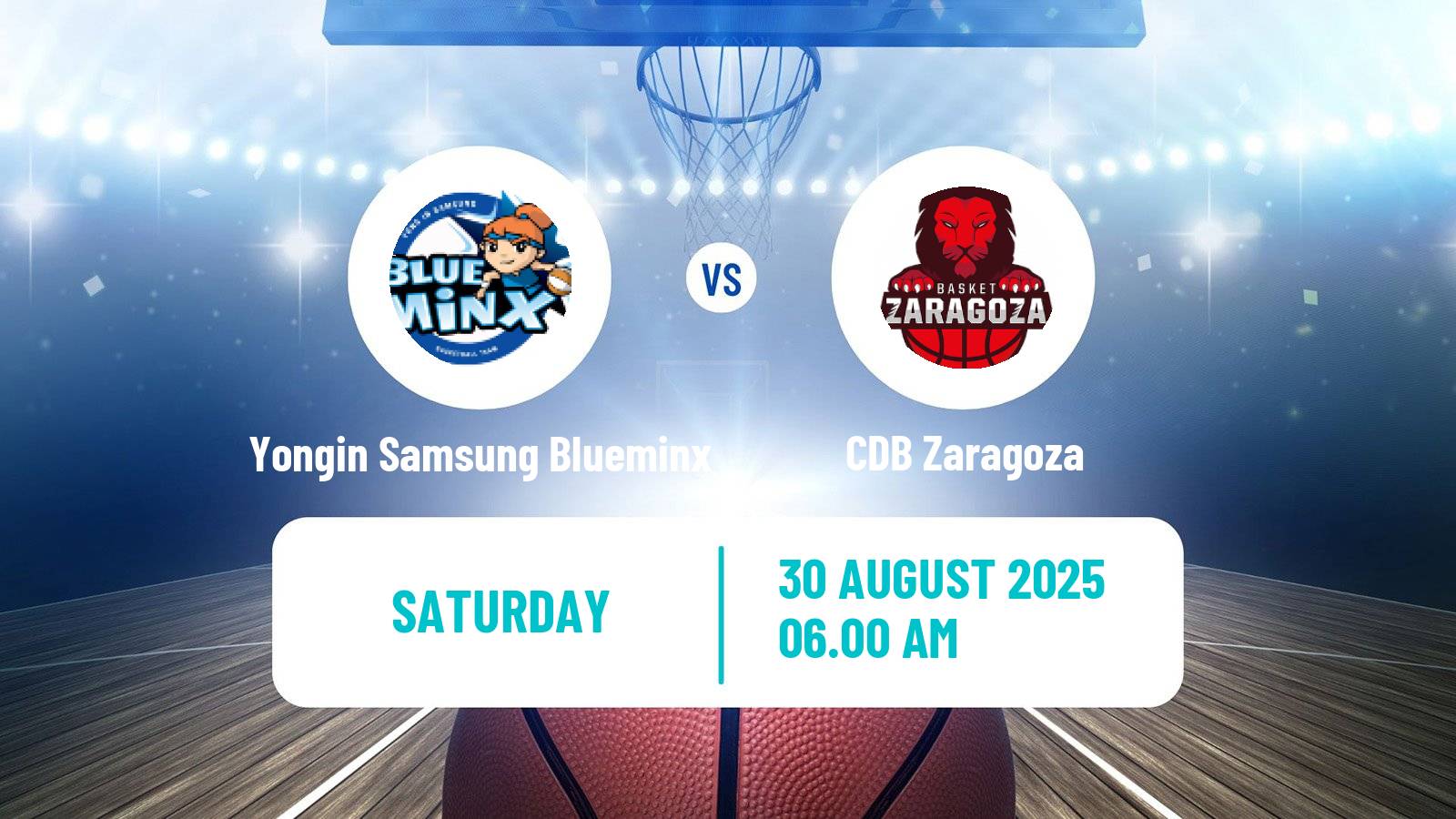 Basketball Club Friendly Basketball Women Yongin Samsung Blueminx - Zaragoza