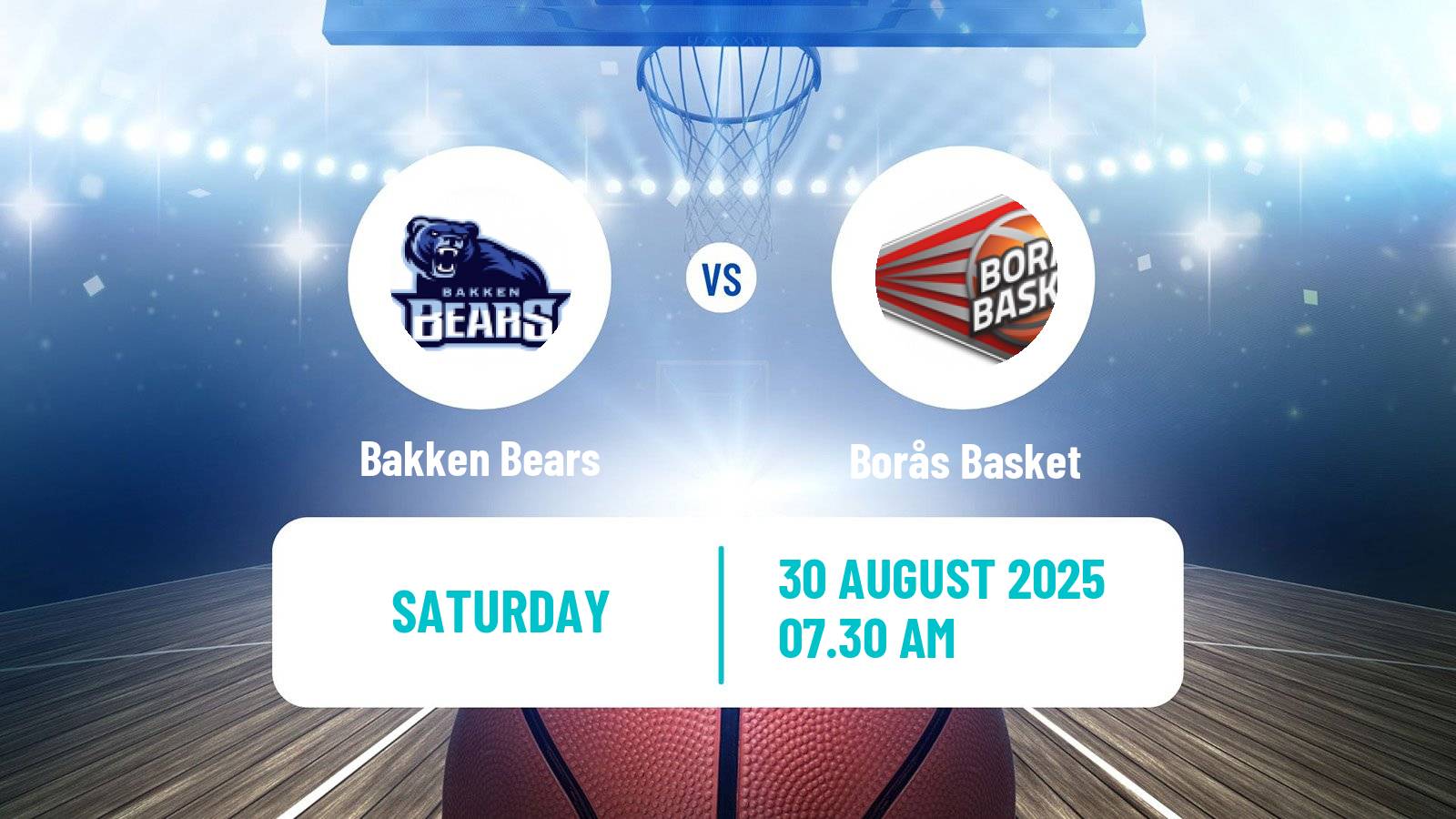 Basketball Club Friendly Basketball Bakken Bears - Borås Basket