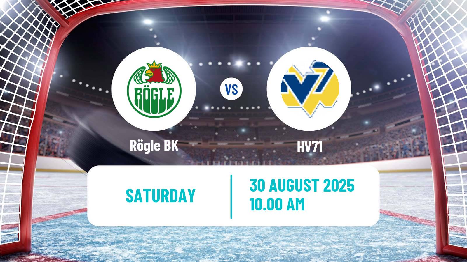 Hockey Club Friendly Ice Hockey Rögle - HV71