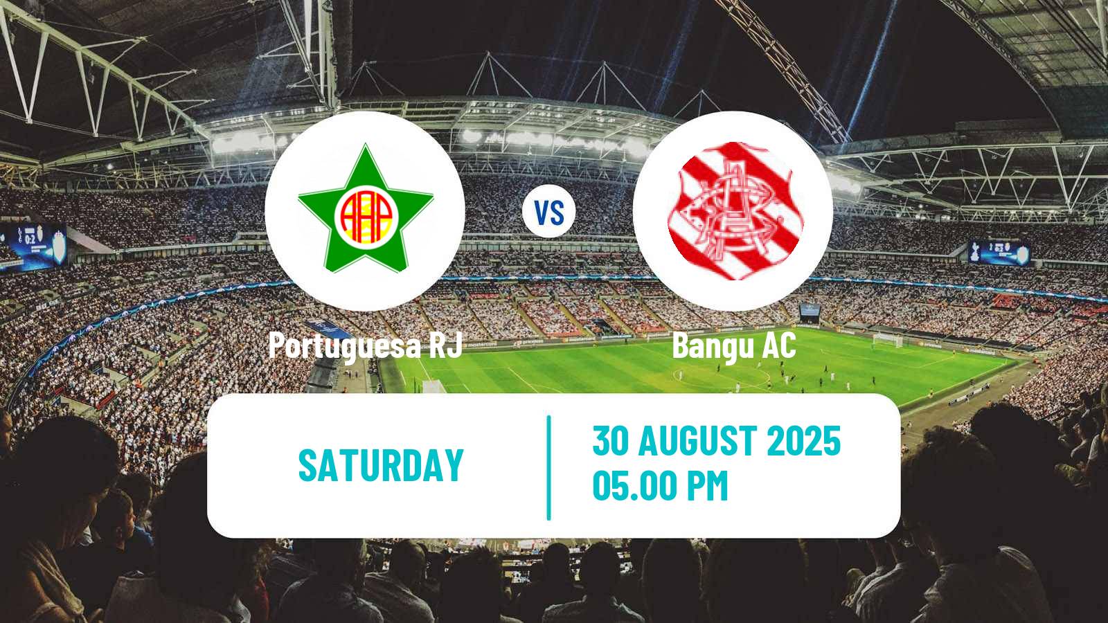 Football Brazilian Copa Rio Portuguesa RJ - Bangu