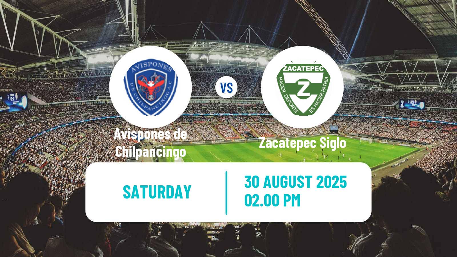 Football Mexican Liga Premier Serie A Avispones de Chilpancingo - Zacatepec Siglo