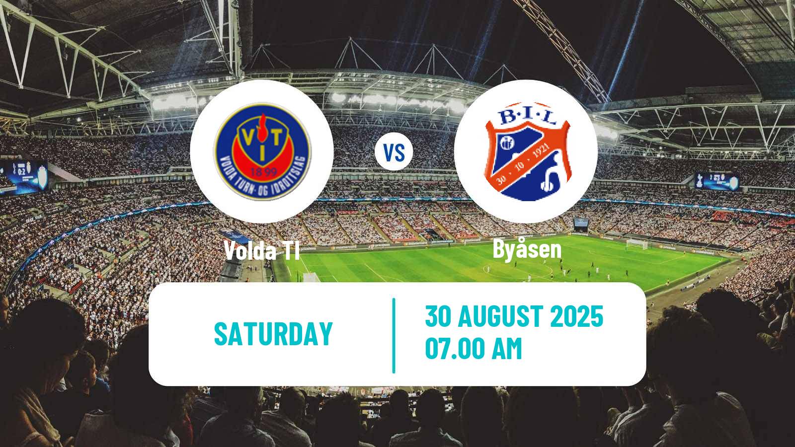 Football Norwegian Division 3 - Group 2 Volda - Byåsen