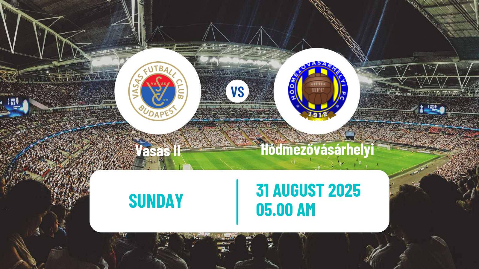Football Hungarian NB III Southeast Vasas II - Hódmezővásárhelyi