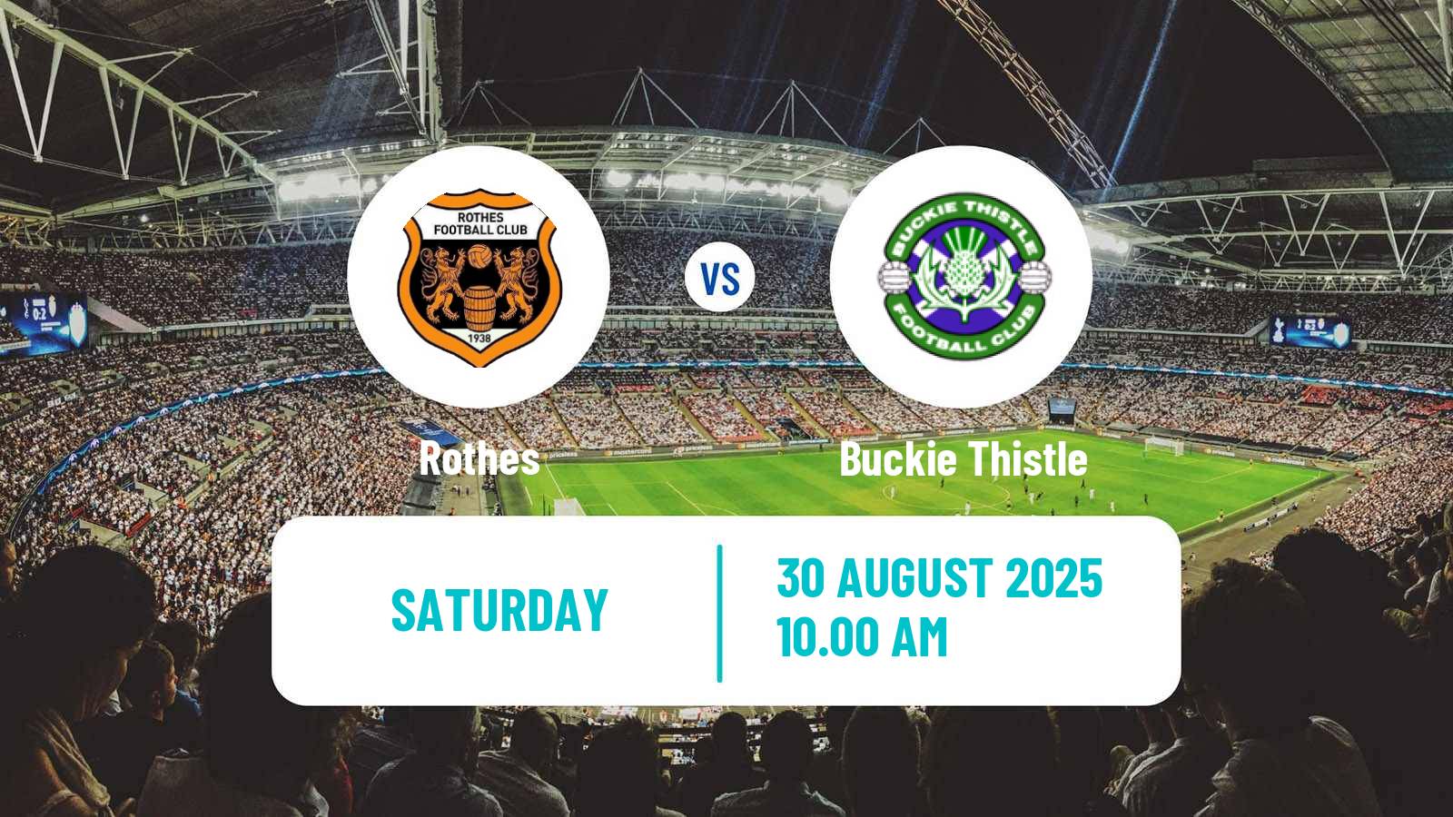 Football Scottish Highland League Rothes - Buckie Thistle
