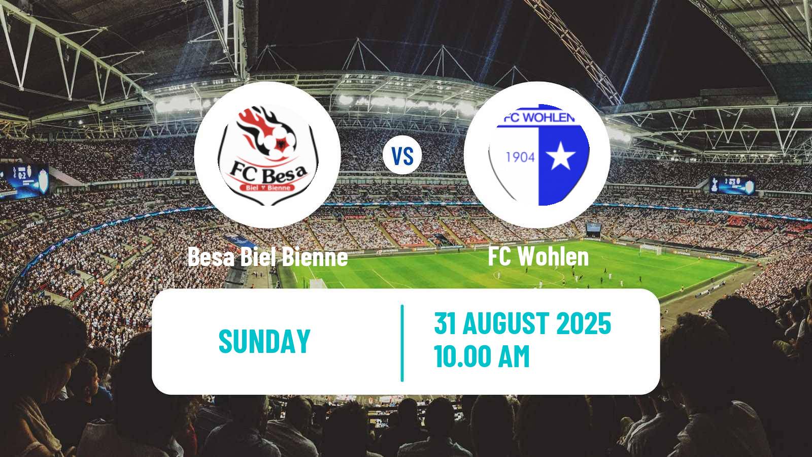 Football Swiss 1 Liga Classic Group 2 Besa Biel Bienne - Wohlen