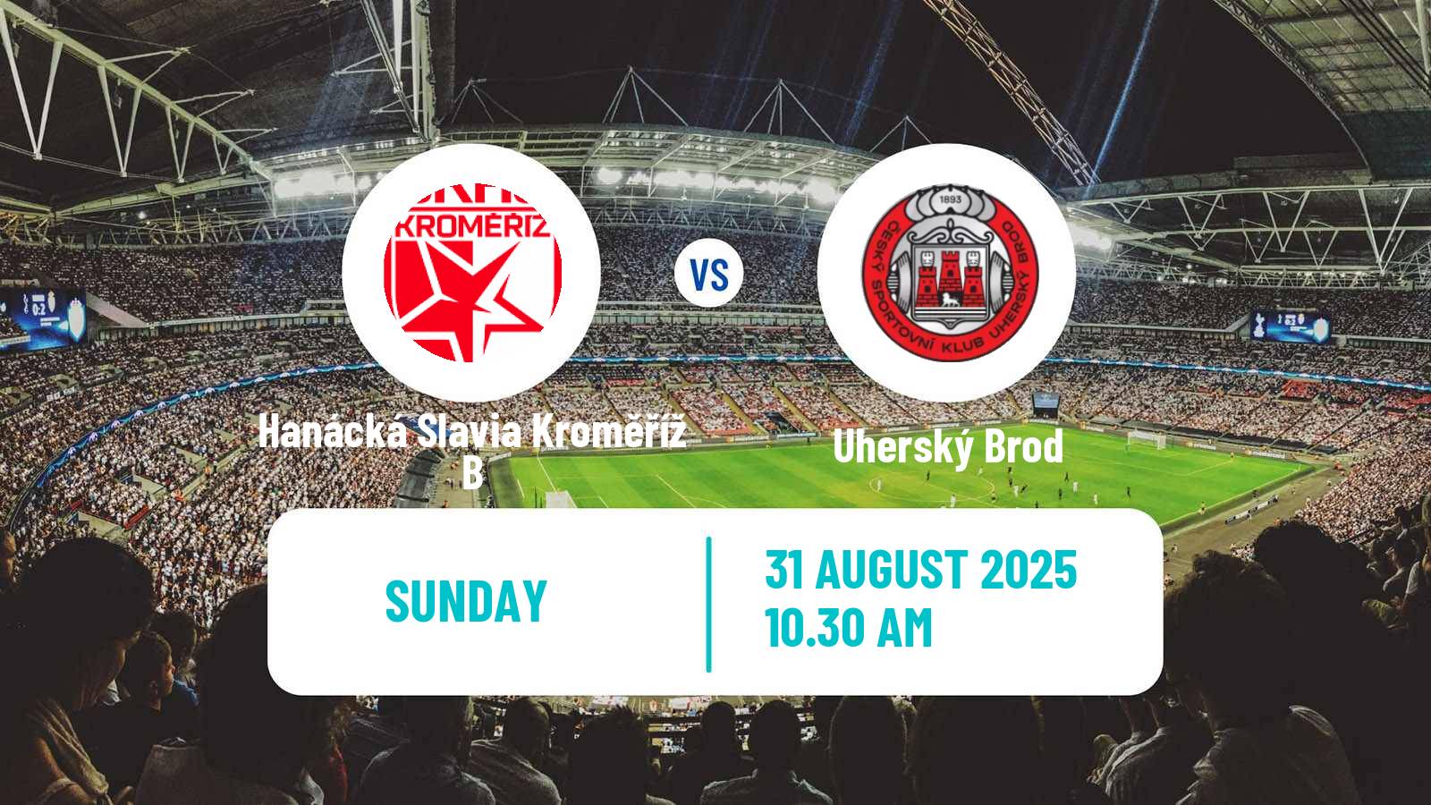 Football Czech Division E Hanácká Slavia Kroměříž B - Uherský Brod