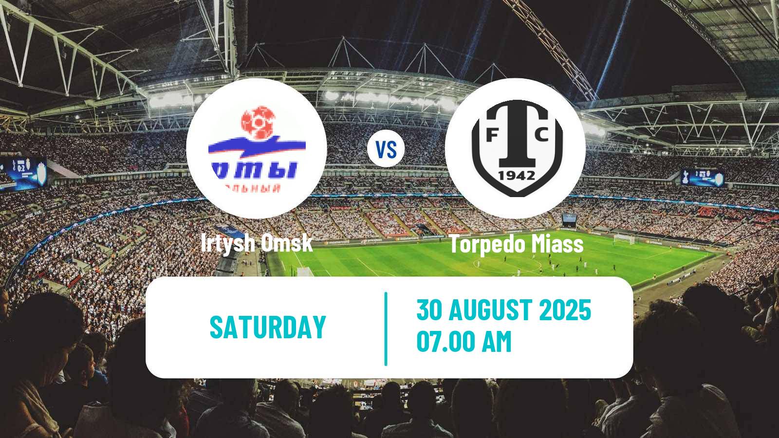 Football Russian FNL 2 Division A Silver Irtysh Omsk - Torpedo Miass