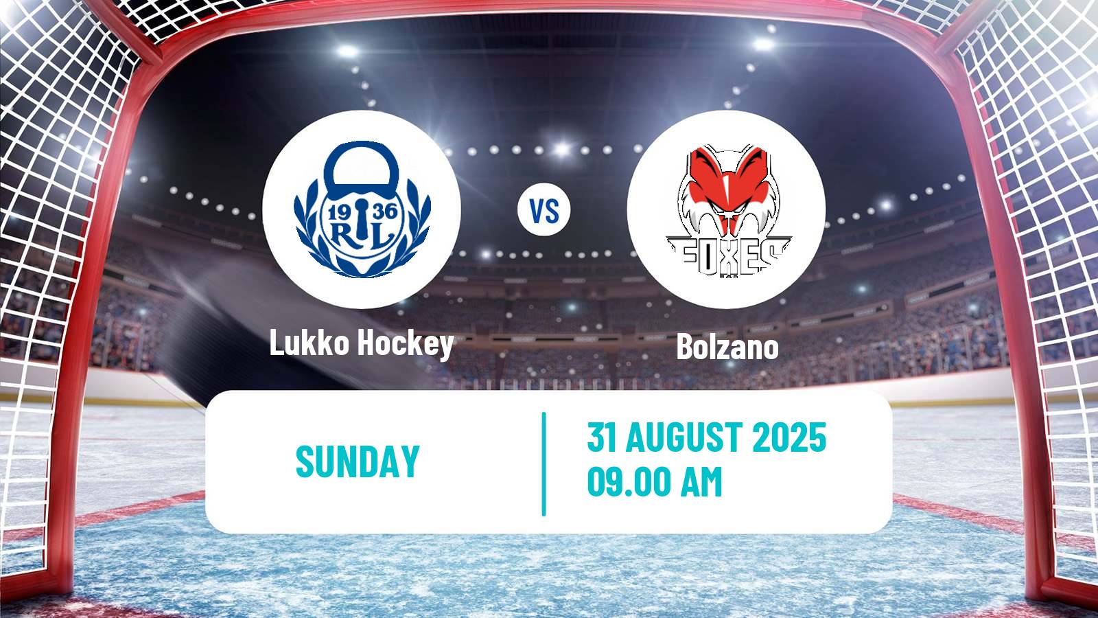 Hockey Champions League Ice Hockey Lukko - Bolzano