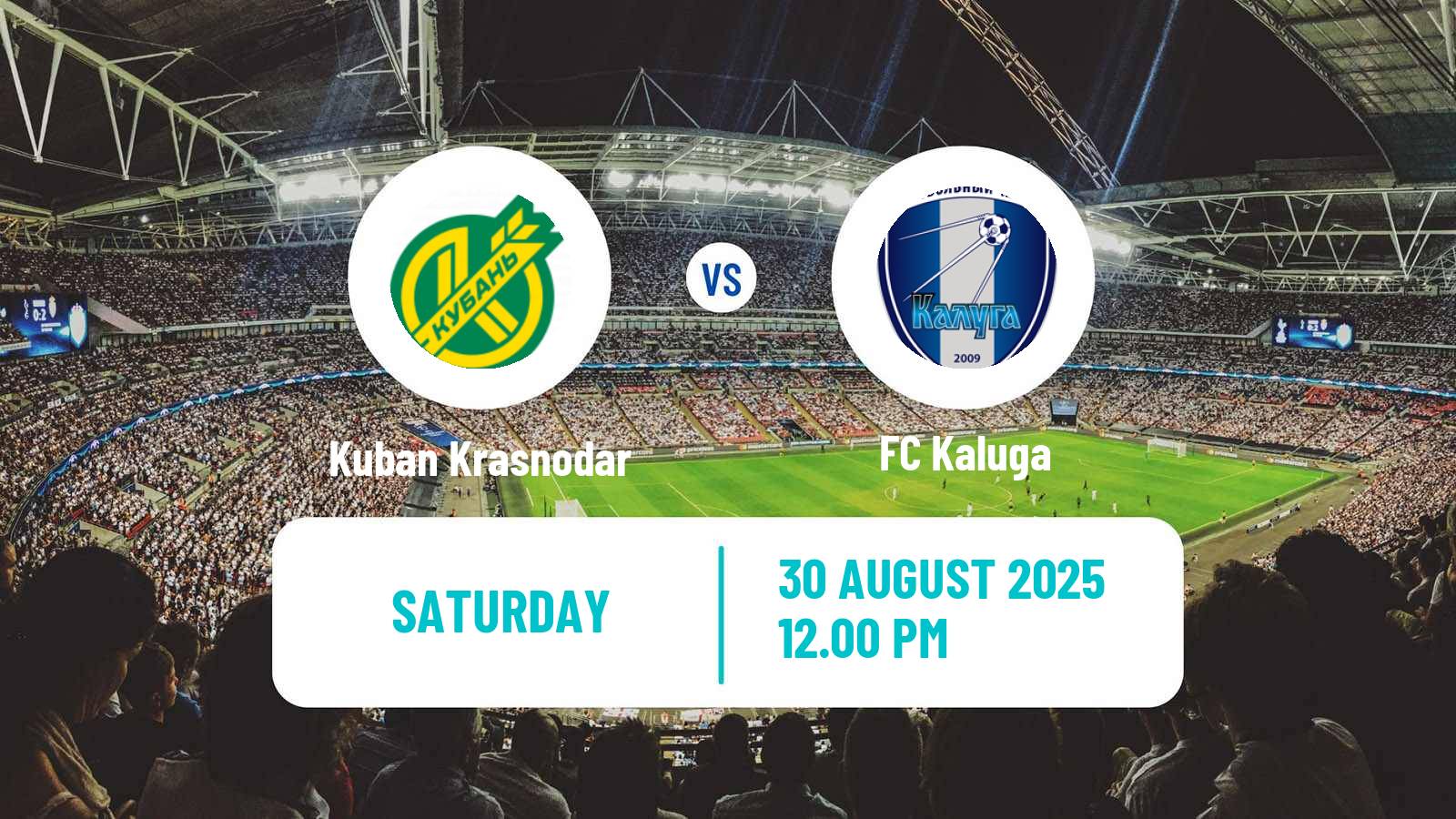 Football Russian FNL 2 Division A Silver Kuban Krasnodar - Kaluga