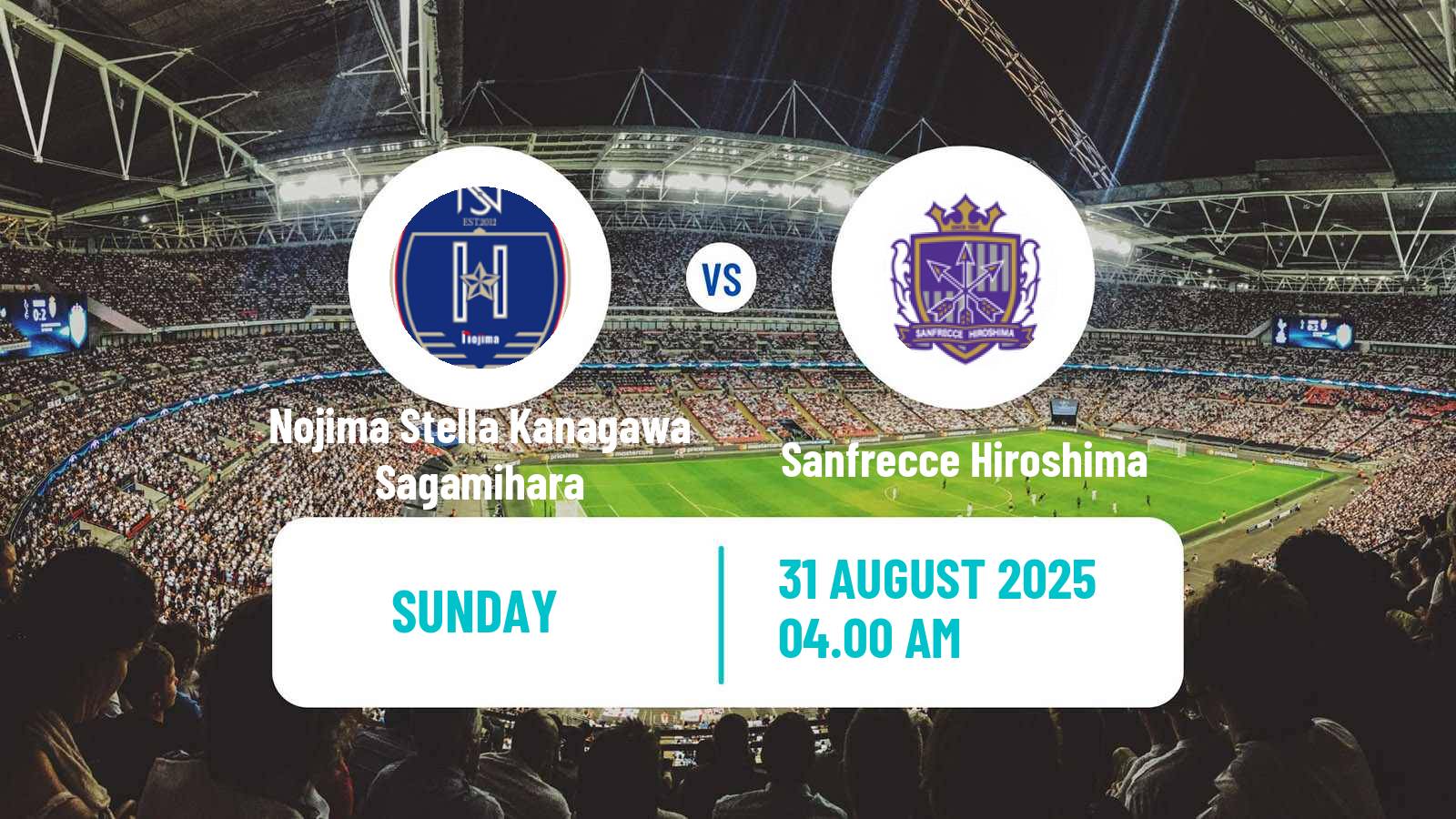Football Japan WE League Women Nojima Stella Kanagawa Sagamihara - Sanfrecce Hiroshima