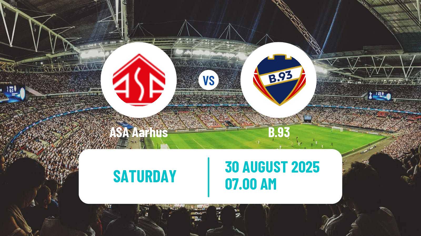 Football Danish 1 Division Women ASA Aarhus - B.93