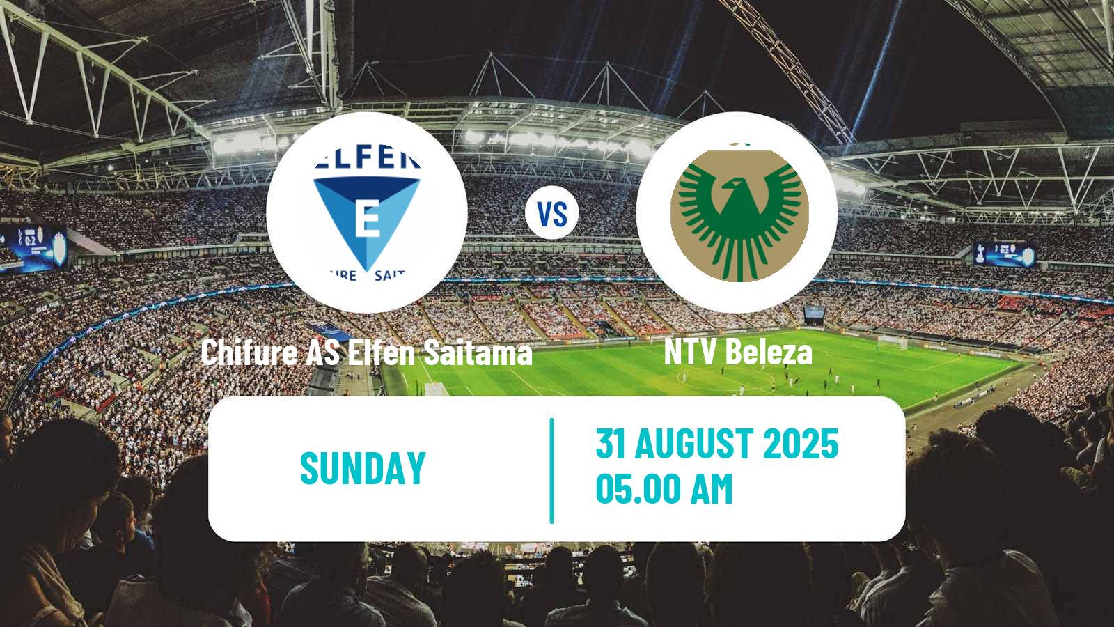Football Japan WE League Women Chifure AS Elfen Saitama - NTV Beleza