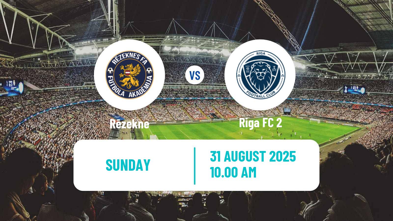 Football Latvian 1 Liga Rēzekne - Riga 2