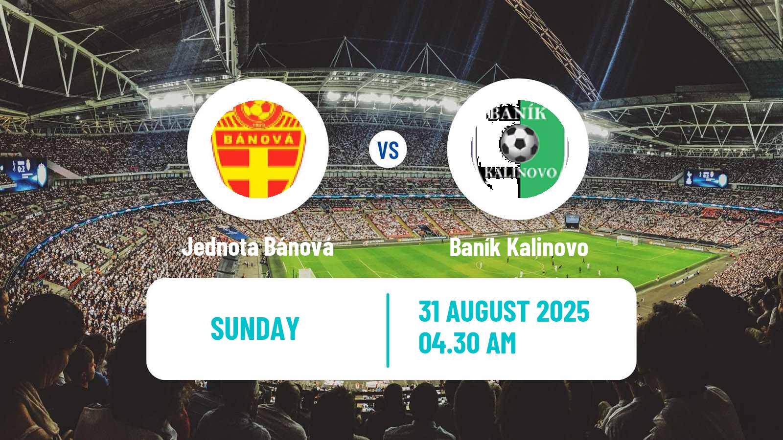 Soccer Slovak 3 Liga Central Jednota Bánová - Baník Kalinovo