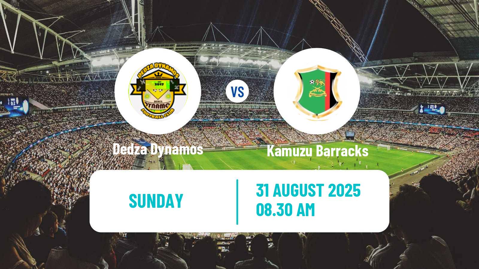 Football Malawi Premier Division Dedza Dynamos - Kamuzu Barracks