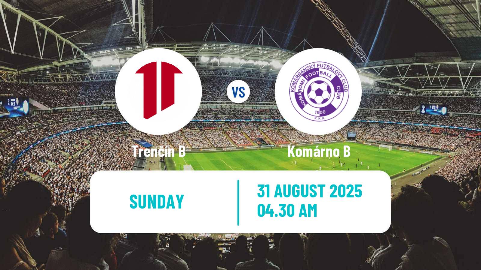 Football Slovak 3 Liga West Trenčín B - Komárno B