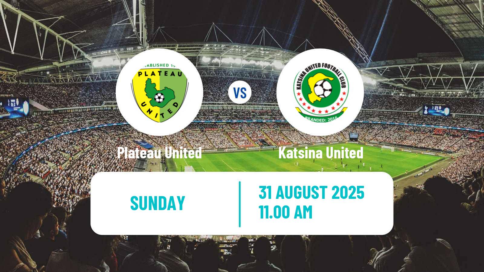 Football Nigerian Premier League Plateau United - Katsina United