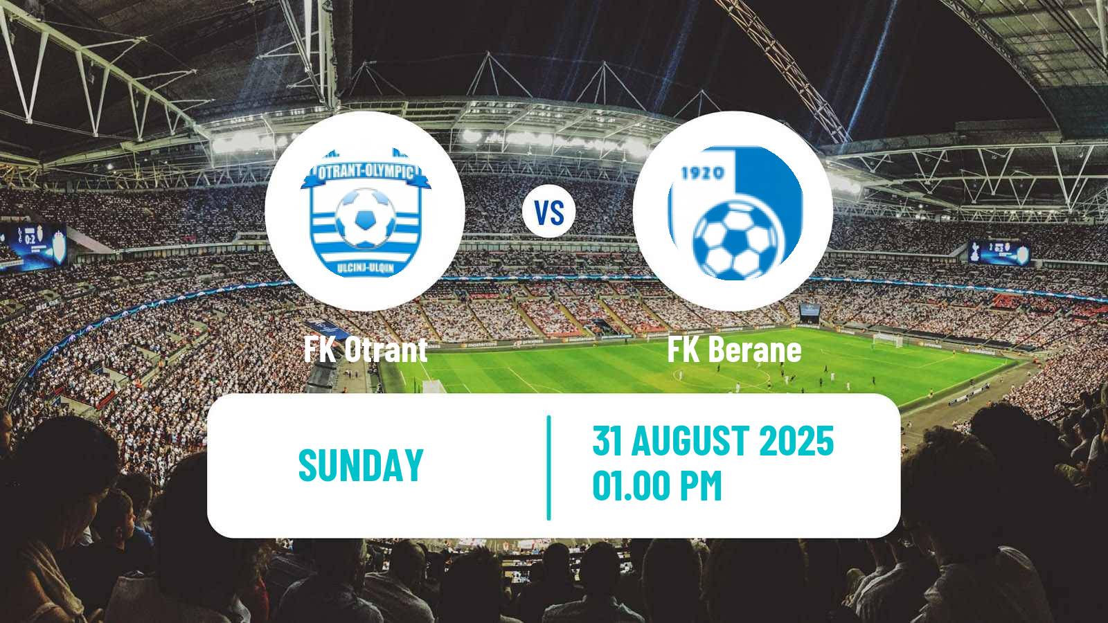 Football Montenegrin Druga Liga Otrant - Berane