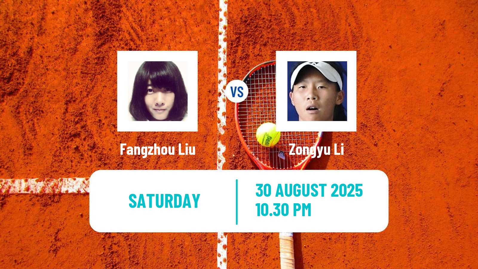 Tennis Changsha Challenger Women Fangzhou Liu - Zongyu Li