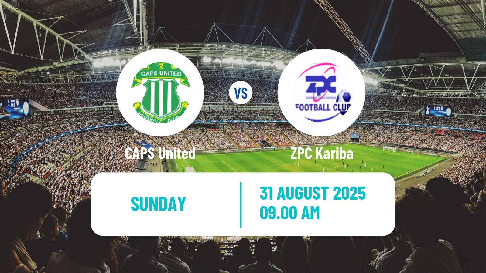 Football Zimbabwe Premier League CAPS United - ZPC Kariba